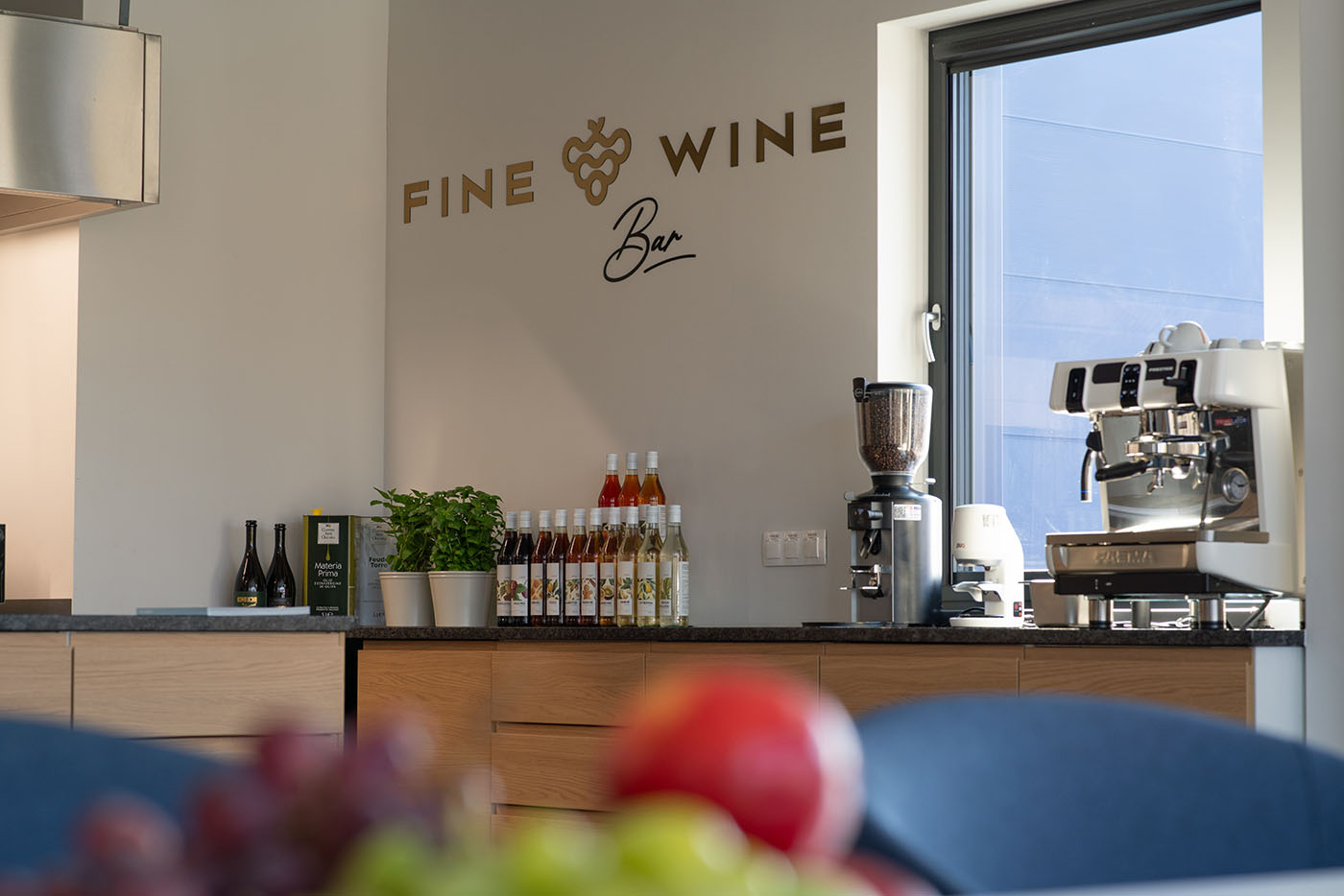 Bar Fine Wine z ekspresem i owocami, Akademia Bidfood